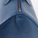 LOUIS VUITTON Epi Speedy 35 Hand Bag Toledo Blue M42995 LV Auth 190979A-18