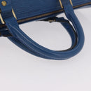LOUIS VUITTON Epi Speedy 35 Hand Bag Toledo Blue M42995 LV Auth 190979A-7