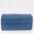 LOUIS VUITTON Epi Speedy 35 Hand Bag Toledo Blue M42995 LV Auth 190979A-5