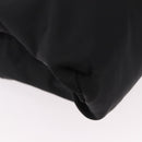 PRADA Tote Bag Nylon Black Silver Auth 190985A-10