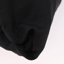 PRADA Tote Bag Nylon Black Silver Auth 190985A-12