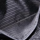 PRADA Tote Bag Nylon Black Silver Auth 190985A-23