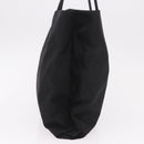 PRADA Tote Bag Nylon Black Silver Auth 190985A-5