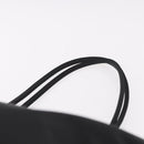PRADA Tote Bag Nylon Black Silver Auth 190985A-8