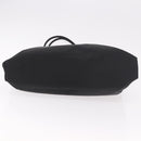 PRADA Tote Bag Nylon Black Silver Auth 190985A-9