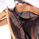 LOEWE Anagram Shoulder Bag Leather Beige Gold Auth 190988-24