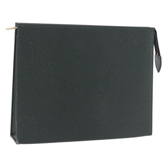 LOUIS VUITTON Taiga Poche Toilette 26 Pouch Epicea LV Auth 190991