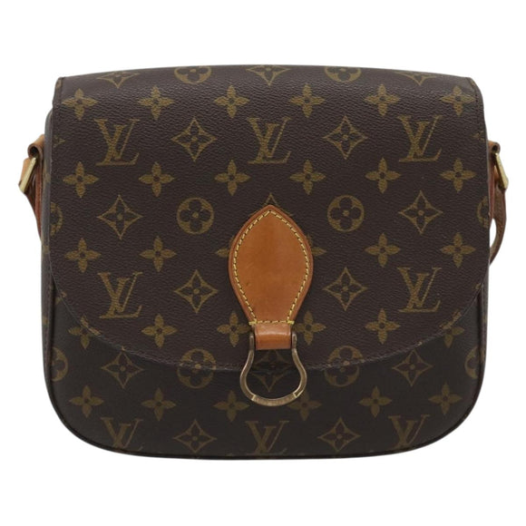 LOUIS VUITTON Monogram Saint Cloud GM Shoulder Bag M51242 LV Auth 190992