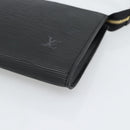 LOUIS VUITTON Epi Pochette Accessoires Pouch Black M52982 LV Auth 190993A-9