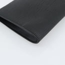 LOUIS VUITTON Epi Pochette Accessoires Pouch Black M52982 LV Auth 190993A-16