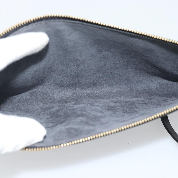 LOUIS VUITTON Epi Pochette Accessoires Pouch Black M52982 LV Auth 190993A