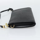 LOUIS VUITTON Epi Pochette Accessoires Pouch Black M52982 LV Auth 190993A-4