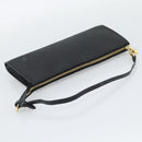 LOUIS VUITTON Epi Pochette Accessoires Pouch Black M52982 LV Auth 190993A-7