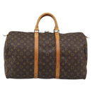 LOUIS VUITTON Monogram Keepall 50 Boston Bag M41426 LV Auth 190998-2