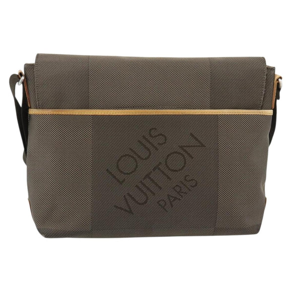 LOUIS VUITTON Damier Geant Roux Shoulder Bag Tail M93077 LV Auth 190999