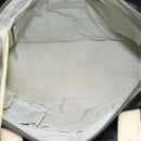 CHANEL Paris Biarritz PM Tote Bag Coated Canvas Silver CC Auth 191000-11