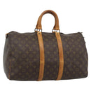 LOUIS VUITTON Monogram Keepall 45 Boston Bag M41428 LV Auth 191005-1