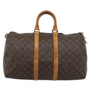 LOUIS VUITTON Monogram Keepall 45 Boston Bag M41428 LV Auth 191005-2