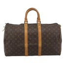 LOUIS VUITTON Monogram Keepall 45 Boston Bag M41428 LV Auth 191005-3