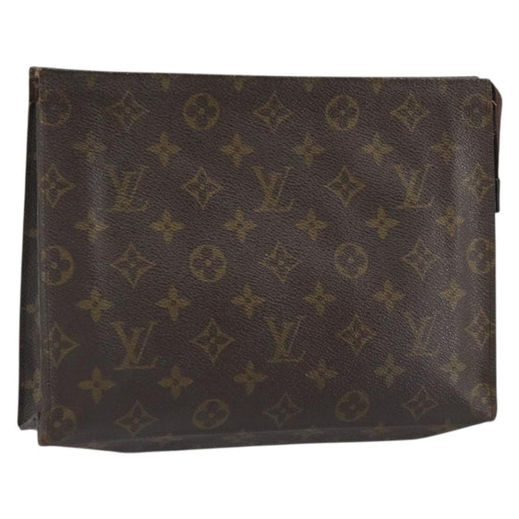 LOUIS VUITTON Monogram Poche Toilette 26 Pouch M47542 LV Auth 191007