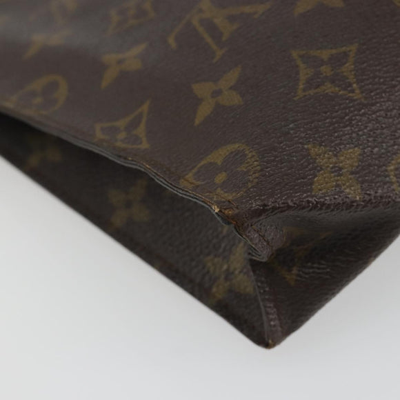 LOUIS VUITTON Monogram Poche Toilette 26 Pouch M47542 LV Auth 191007