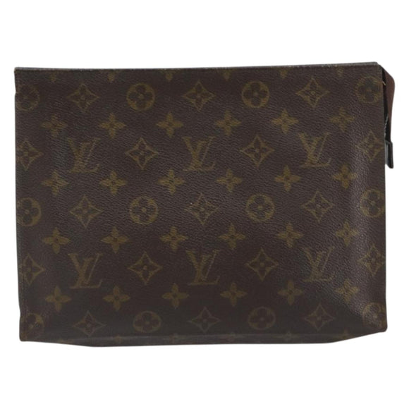 LOUIS VUITTON Monogram Poche Toilette 26 Pouch M47542 LV Auth 191007