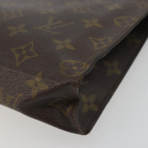 LOUIS VUITTON Monogram Poche Toilette 26 Pouch M47542 LV Auth 191007
