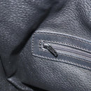 CELINE Macadam Canvas Shoulder Bag PVC Leather Black Gold Auth 191013A-21