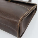GUCCI Bamboo Hand Bag Leather Brown Auth 191015-9