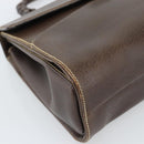 GUCCI Bamboo Hand Bag Leather Brown Auth 191015-14