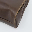 GUCCI Bamboo Hand Bag Leather Brown Auth 191015-15