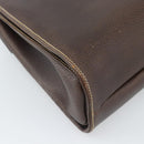 GUCCI Bamboo Hand Bag Leather Brown Auth 191015-16