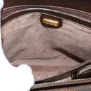 GUCCI Bamboo Hand Bag Leather Brown Auth 191015-20