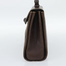 GUCCI Bamboo Hand Bag Leather Brown Auth 191015-4