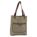 GUCCI GG Supreme Tote Bag PVC Leather Beige 39 02 003 Auth 191018-1