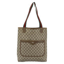 GUCCI GG Supreme Tote Bag PVC Leather Beige 39 02 003 Auth 191018-13