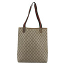 GUCCI GG Supreme Tote Bag PVC Leather Beige 39 02 003 Auth 191018-2