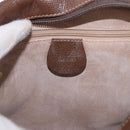 GUCCI GG Supreme Shoulder Bag PVC Leather Beige Gold Auth 191022-15