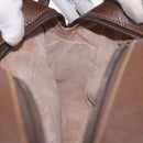 GUCCI GG Supreme Shoulder Bag PVC Leather Beige Gold Auth 191022-18
