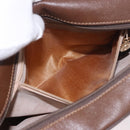 GUCCI GG Supreme Shoulder Bag PVC Leather Beige Gold Auth 191022-20