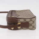 GUCCI GG Supreme Shoulder Bag PVC Leather Beige Gold Auth 191022-5
