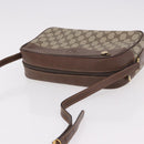 GUCCI GG Supreme Shoulder Bag PVC Leather Beige Gold Auth 191022-6