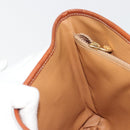 CELINE Macadam Tote Bag PVC Leather Brown Gold Auth 191023A-22