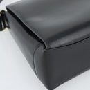 GUCCI Hand Bag Leather Black Gold 001 085 1368 Auth 191025-11