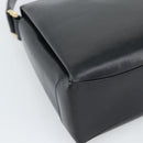 GUCCI Hand Bag Leather Black Gold 001 085 1368 Auth 191025-13
