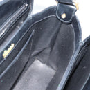 GUCCI Hand Bag Leather Black Gold 001 085 1368 Auth 191025-16