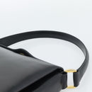 GUCCI Hand Bag Leather Black Gold 001 085 1368 Auth 191025-8