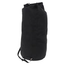 PRADA Drawstring Shoulder Bag Nylon Black Silver Auth 191026A-2