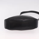 GUCCI Bamboo Hand Bag Leather 2way Black Gold 001 3444 Auth 191028-5