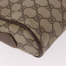 GUCCI GG Supreme Shoulder Bag PVC Leather Beige Gold 56 01 087 Auth 191029-15